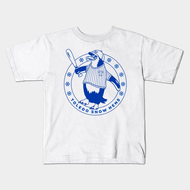 Toledo Snow Hens Kids T-Shirt by Hey Riddle Riddle